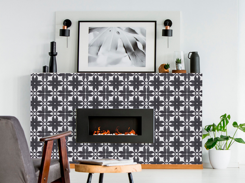 6 Fireplace Tile Ideas Featuring Sustainable Materials