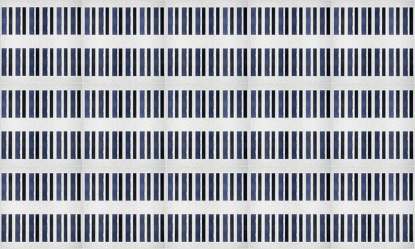Navy Blue: Polar Ice Terrazzo