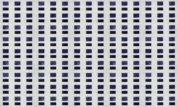 Navy Blue: Chunky Terrazzo