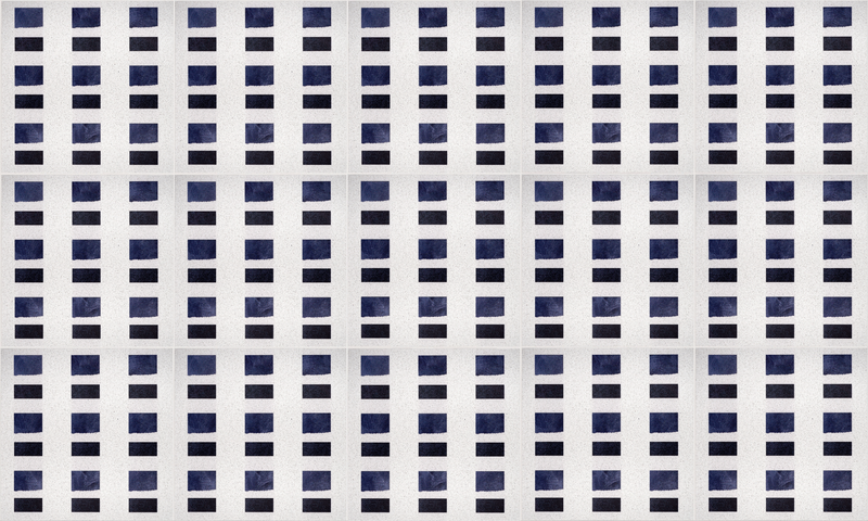 Navy Blue: Polar Ice Terrazzo