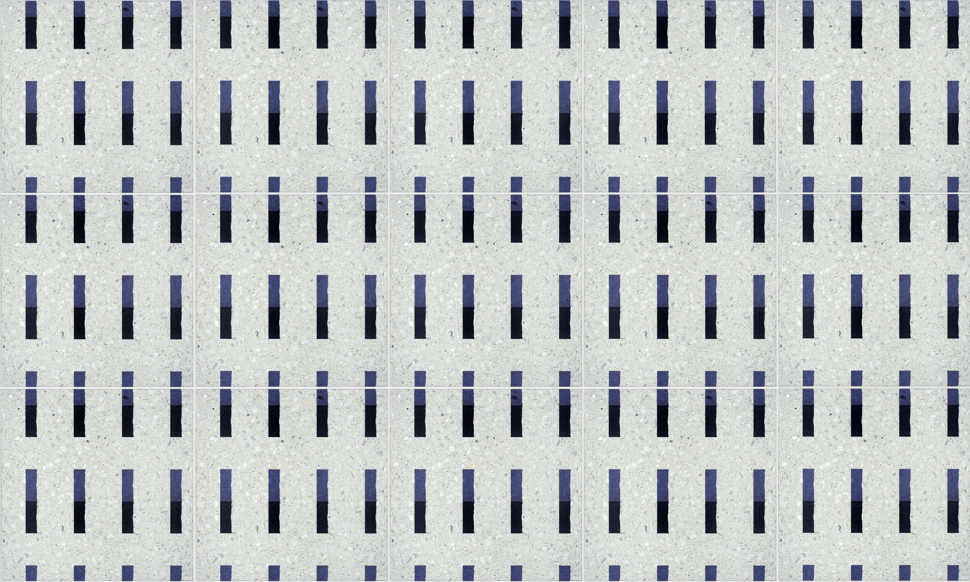 Navy Blue: Chunky Terrazzo