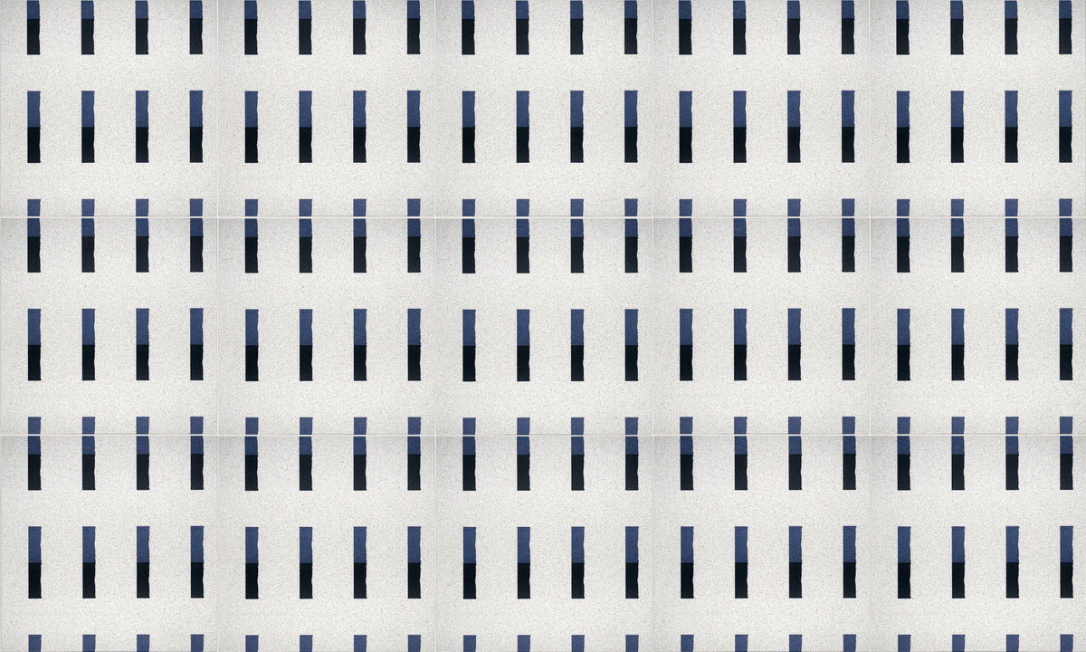 Navy Blue: Polar Ice Terrazzo