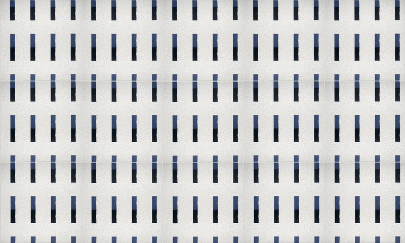 Navy Blue: Polar Ice Terrazzo