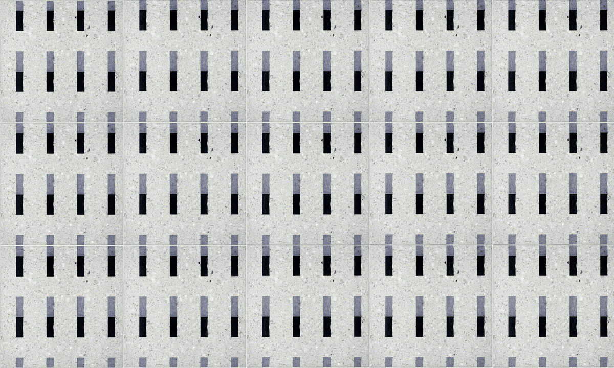 Steely Grey: Chunky Terrazzo