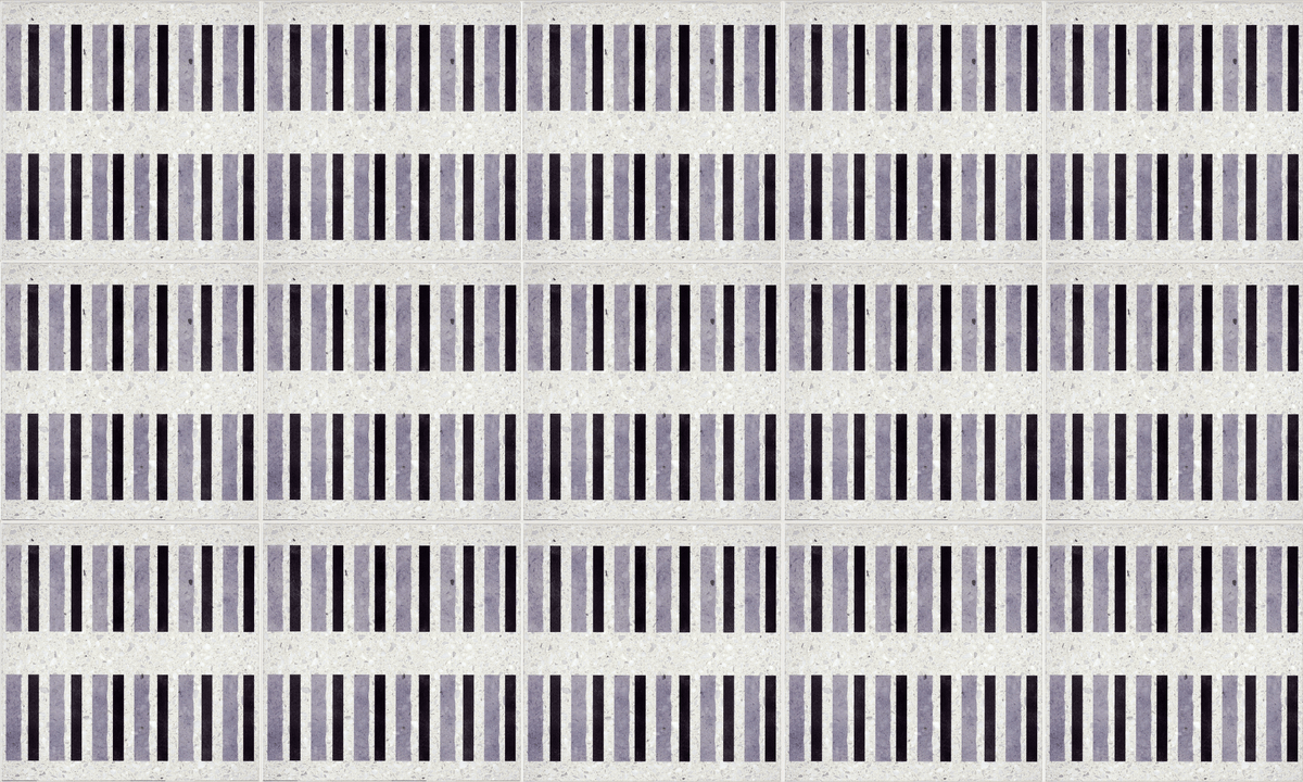 Steely Grey: Chunky Terrazzo