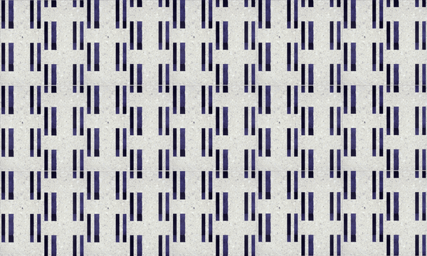 Navy Blue: Chunky Terrazzo