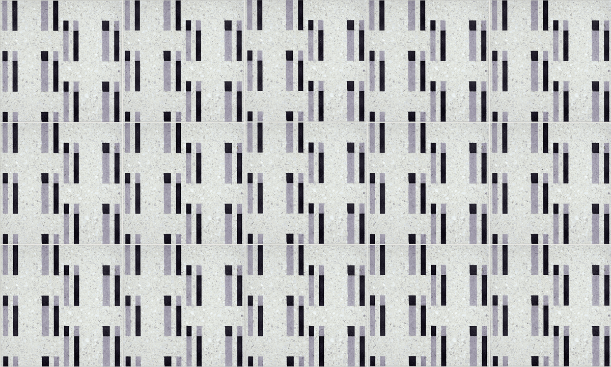 Steely Grey: Chunky Terrazzo